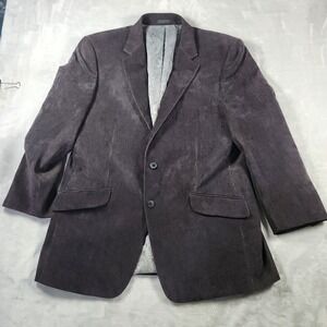 Assets Andrew Fezza Corduroy Men's‎ Sports Jacket Coat Blazer Size 44R Brown